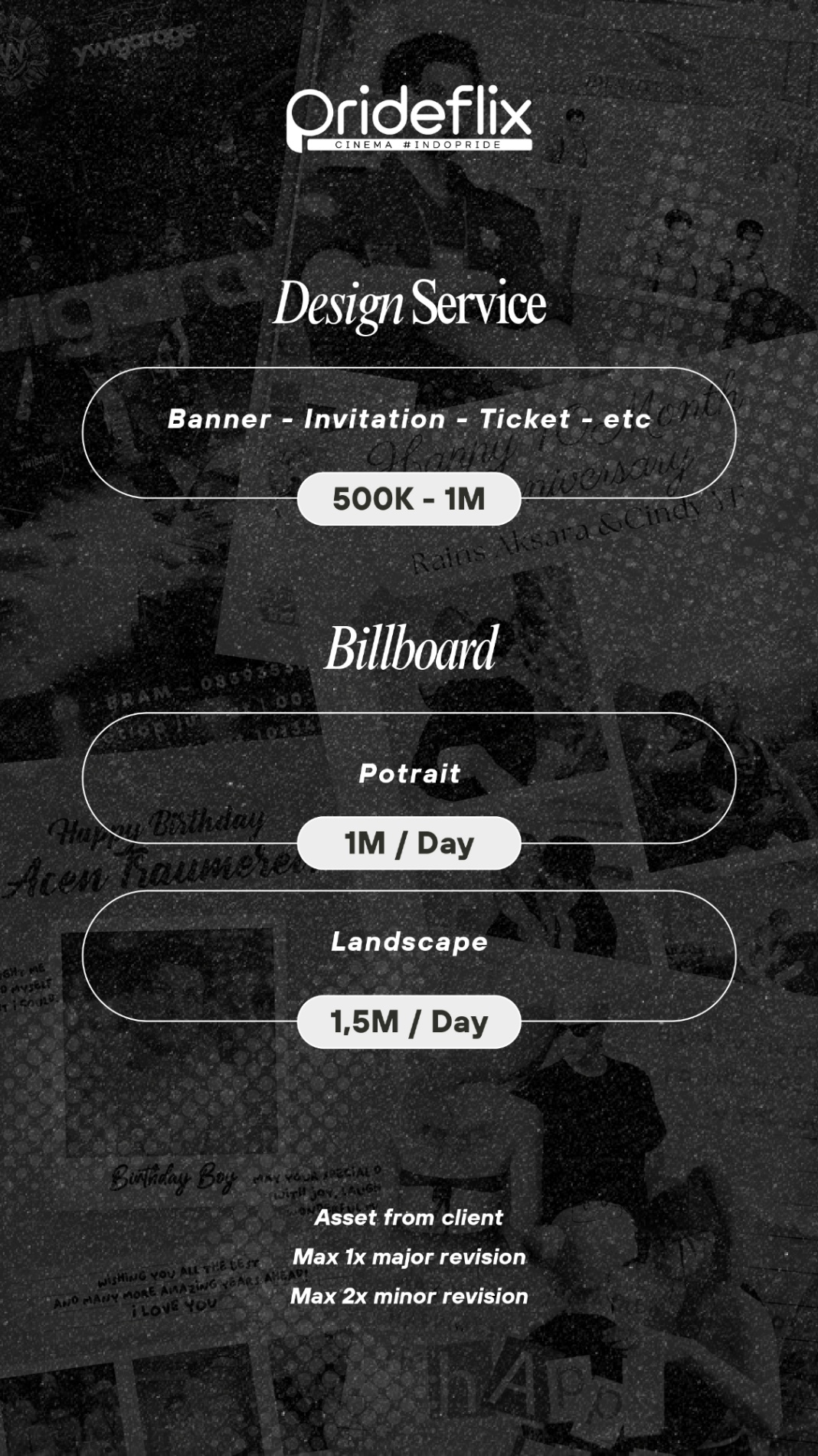 Price List 