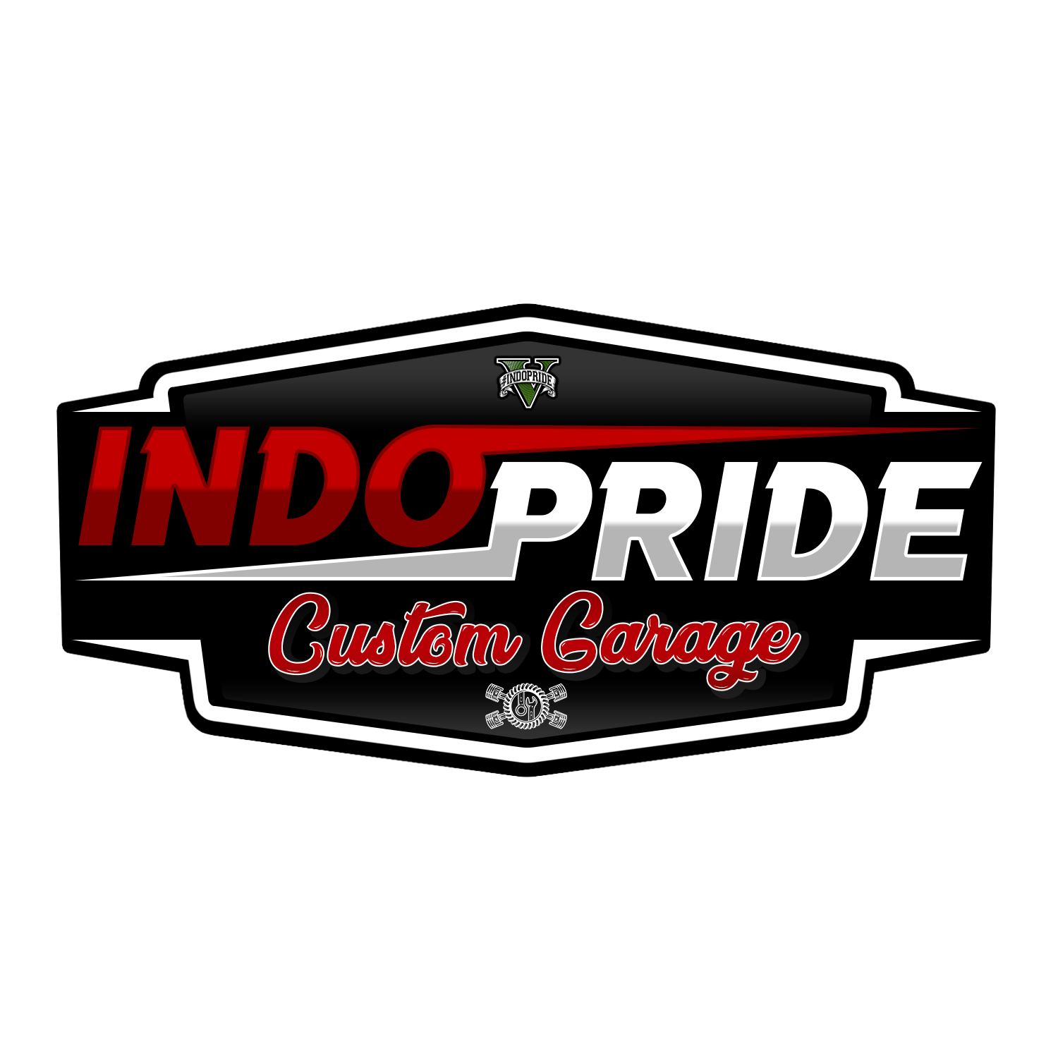INDOPRIDE CUSTOM GARAGE Logo